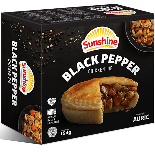 Black Pepper Chicken Pie Sunshine Bakeries